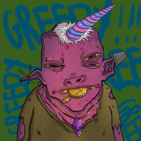 NFT called Greedy Goblin #566