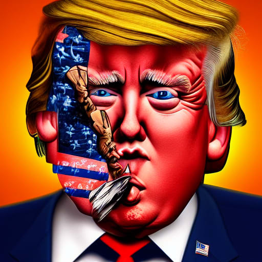 NFT called Trippy Trump #207