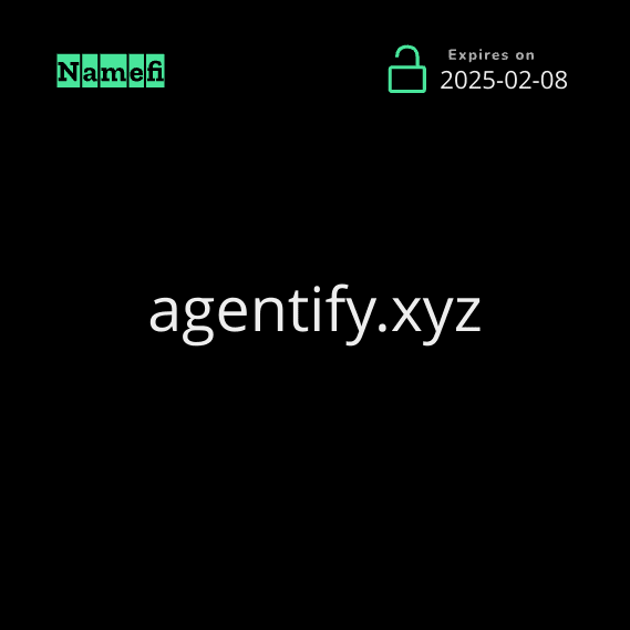 NFT called agentify.xyz