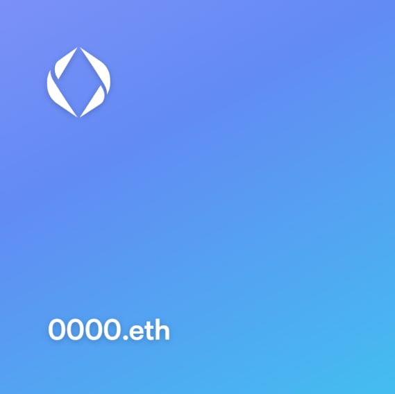 NFT called 0000.eth