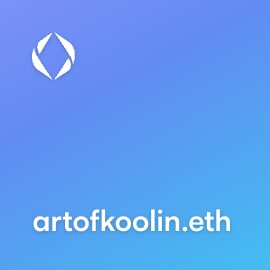 NFT called artofkoolin.eth