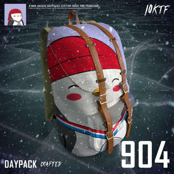 NFT called Pudgy Daypack #904