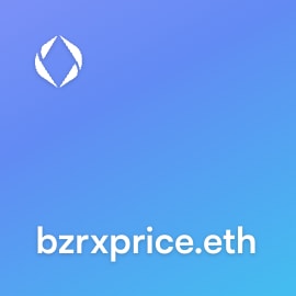 NFT called bzrxprice.eth
