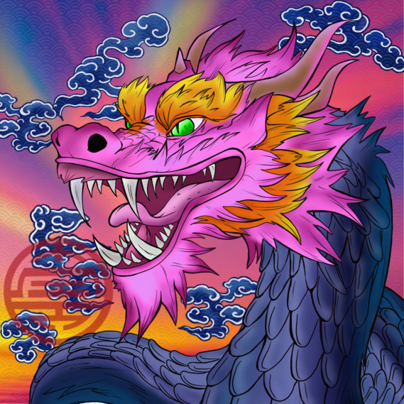 NFT called Lucky Lunar Dragons #375