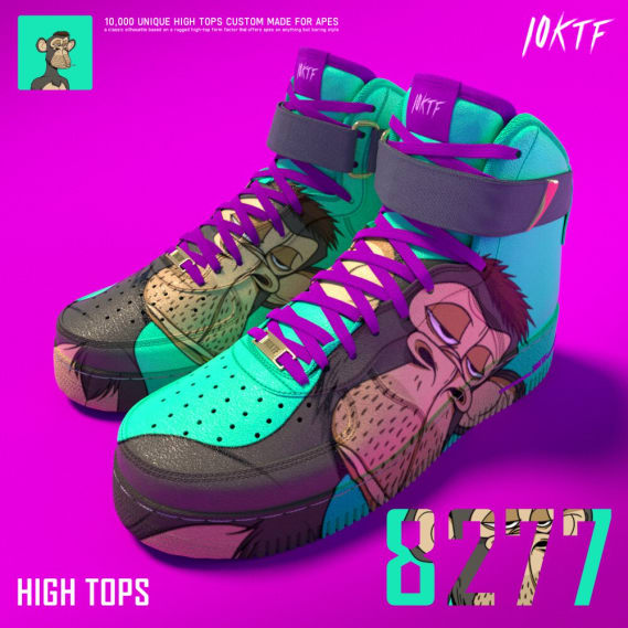 NFT called Ape High Tops #8277