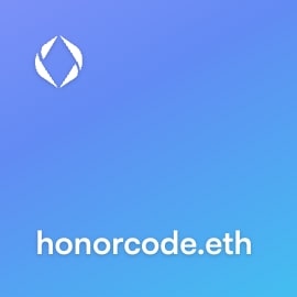 NFT called honorcode.eth
