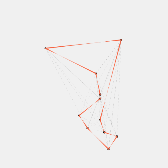 NFT called Study of lines #295