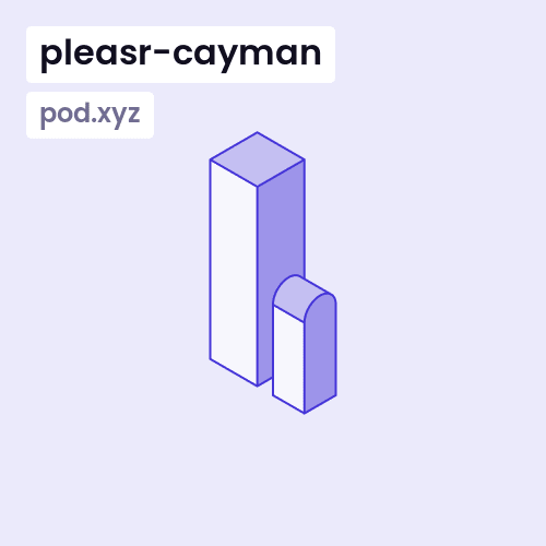 NFT called pleasr-cayman.pod.xyz