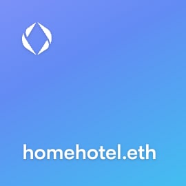 NFT called homehotel.eth