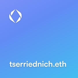 NFT called tserriednich.eth