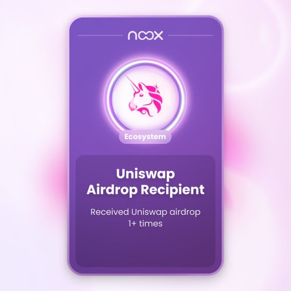 NFT called Noox.tech : Uniswap Airdrop Receipent