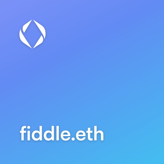 NFT called fiddle.eth
