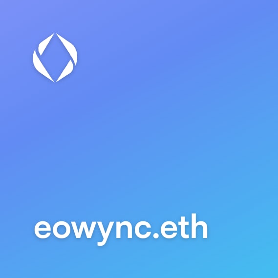 NFT called eowync.eth