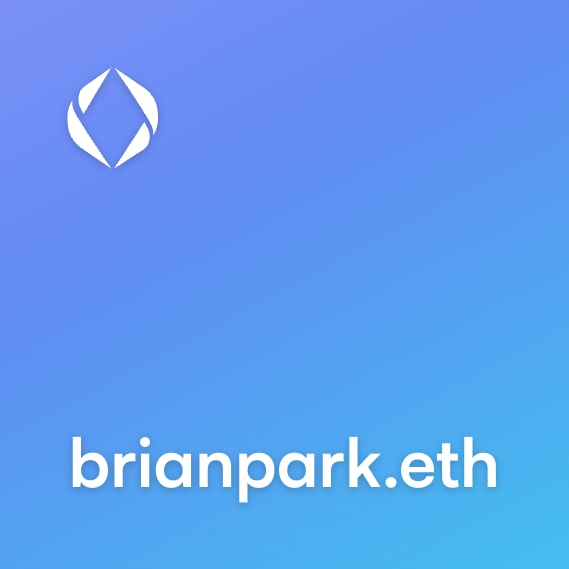 NFT called brianpark.eth