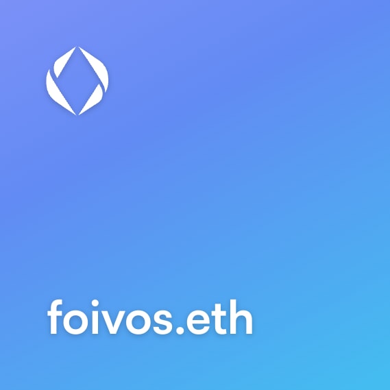 NFT called foivos.eth