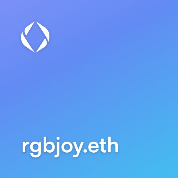 NFT called rgbjoy.eth