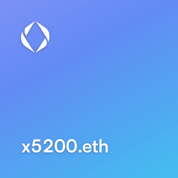 NFT called x5200.eth