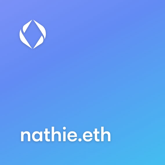 NFT called nathie.eth