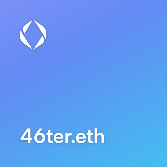 NFT called 46ter.eth