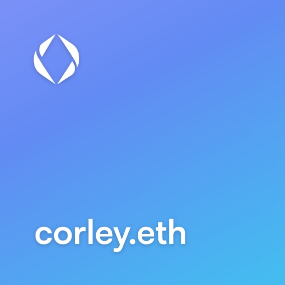 NFT called corley.eth