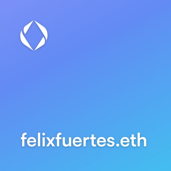 NFT called felixfuertes.eth