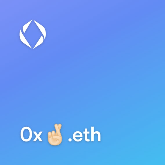 NFT called 0x🤞🏻.eth