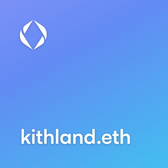 NFT called kithland.eth