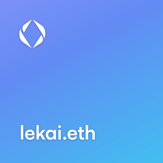 NFT called lekai.eth