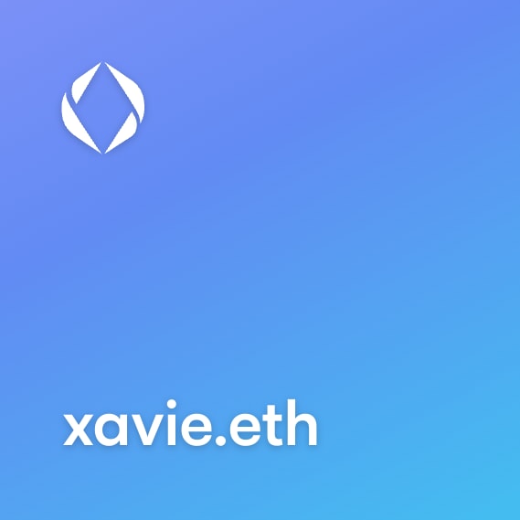 NFT called xavie.eth