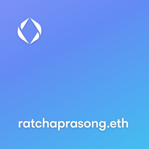 NFT called ratchaprasong.eth