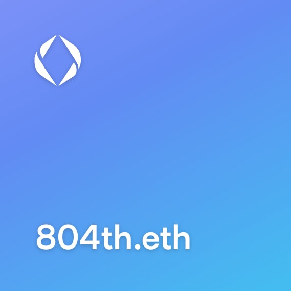 NFT called 804th.eth