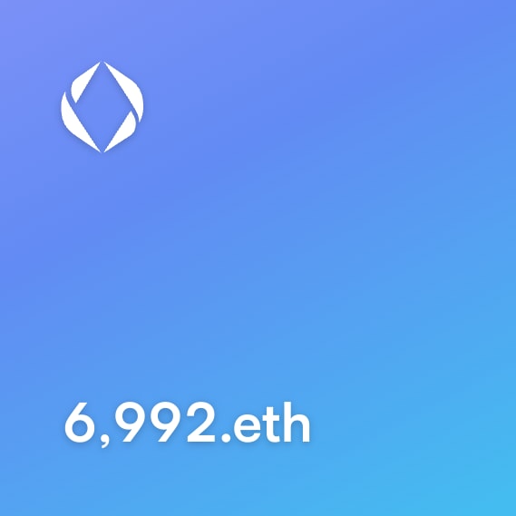 NFT called 6‚992.eth