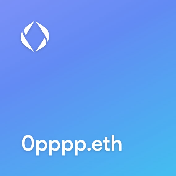 NFT called 0pppp.eth