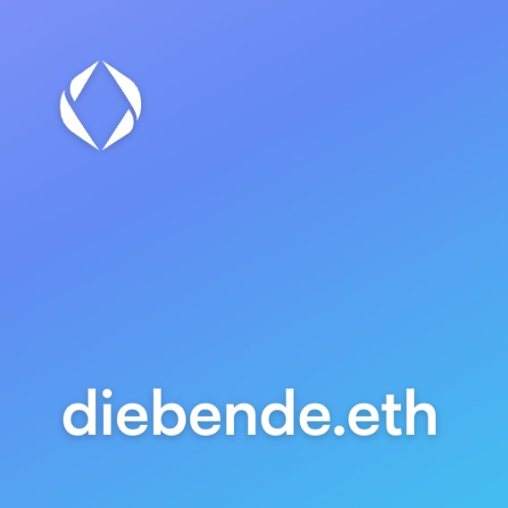 NFT called diebende.eth