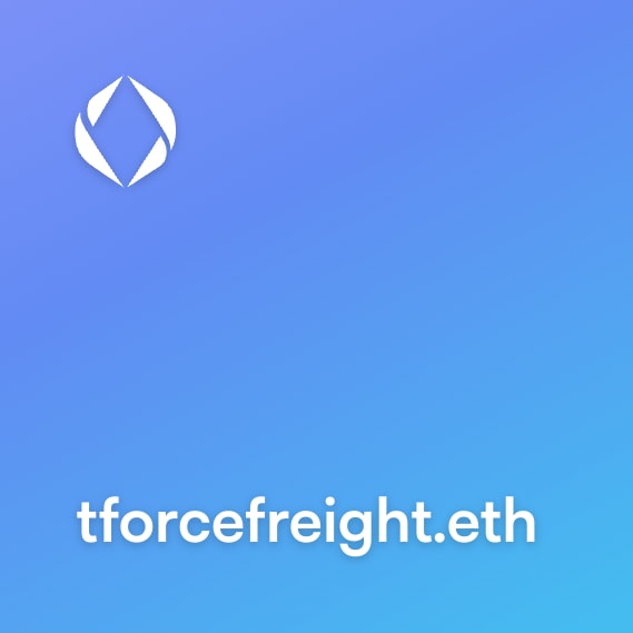 NFT called tforcefreight.eth