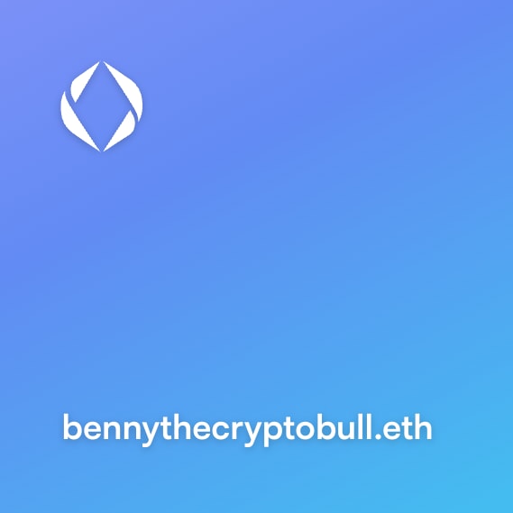 NFT called bennythecryptobull.eth