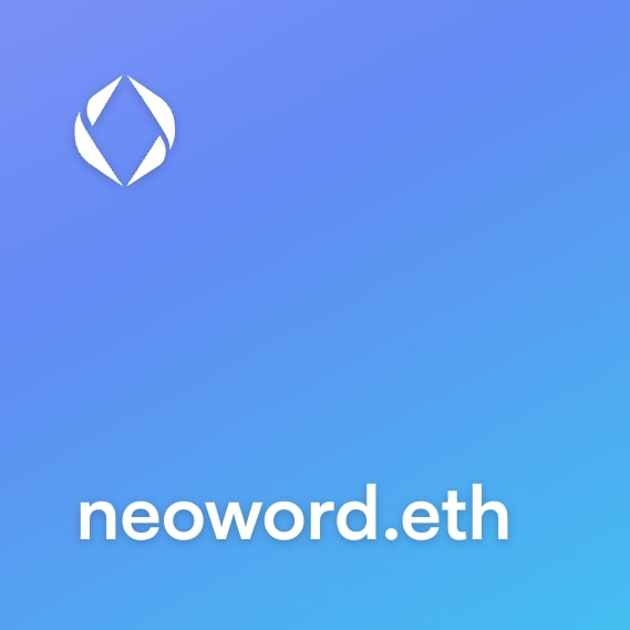 NFT called neoword.eth