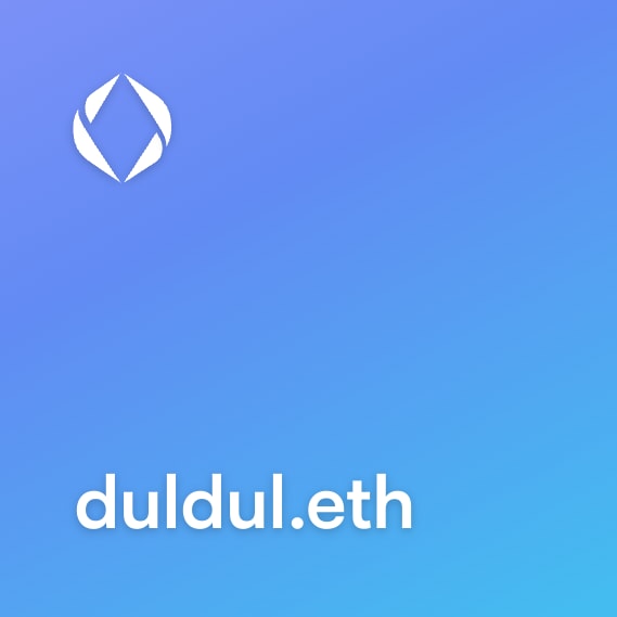 NFT called duldul.eth