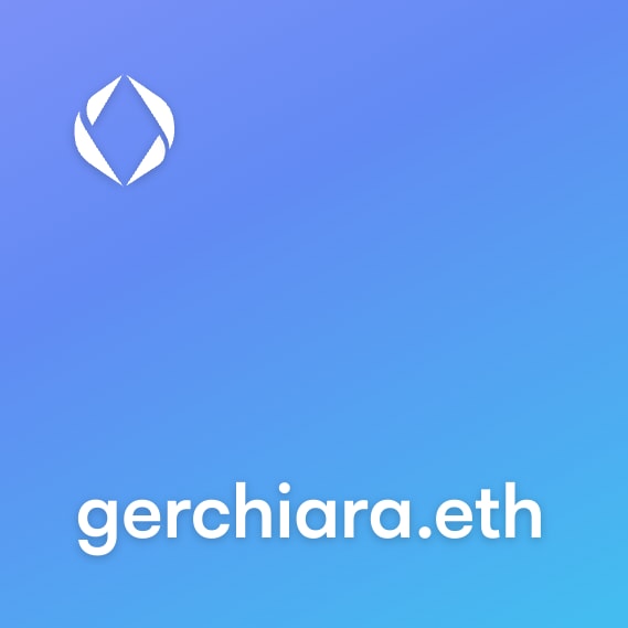 NFT called gerchiara.eth