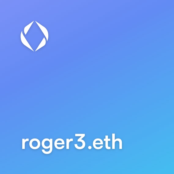 NFT called roger3.eth