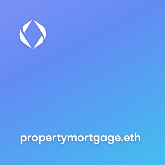 NFT called propertymortgage.eth