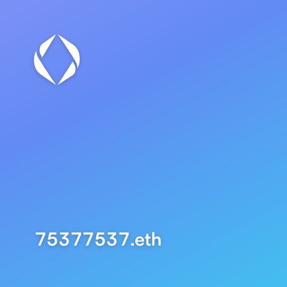 NFT called 75377537.eth