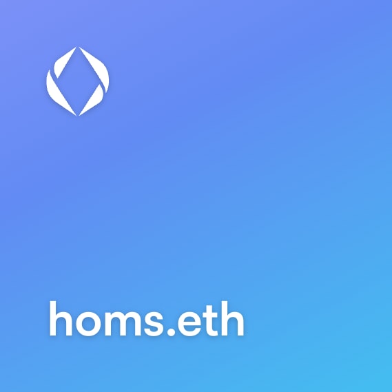 NFT called homs.eth