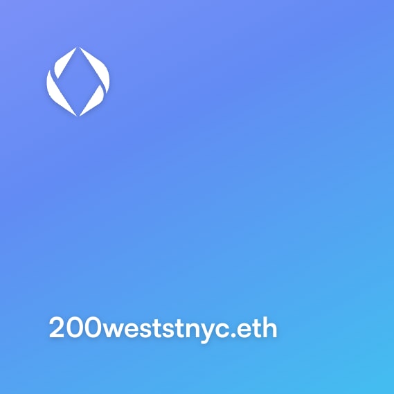 NFT called 200weststnyc.eth