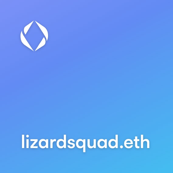 NFT called lizardsquad.eth