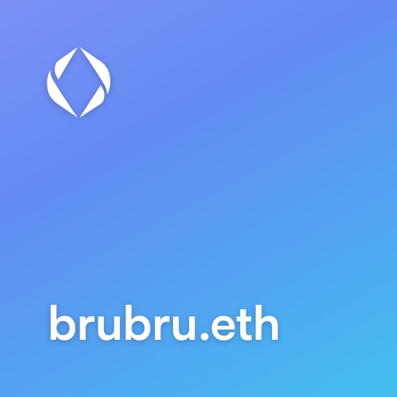 NFT called brubru.eth