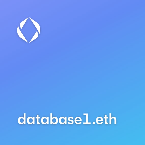 NFT called database1.eth