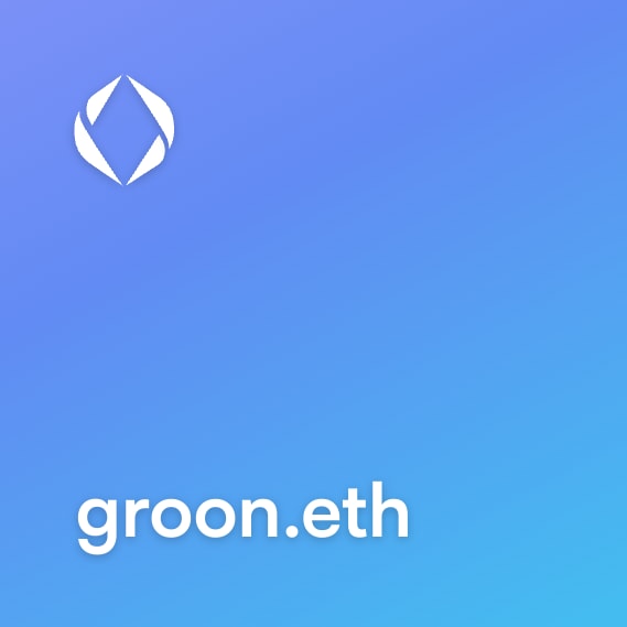 NFT called groon.eth