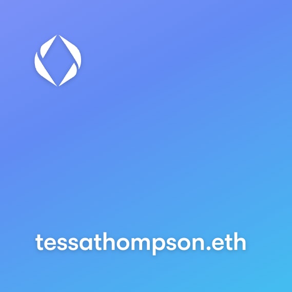 NFT called tessathompson.eth