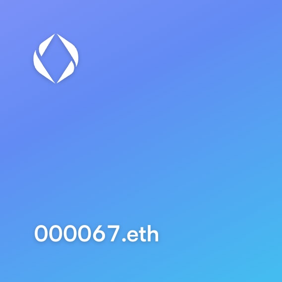 NFT called 000067.eth